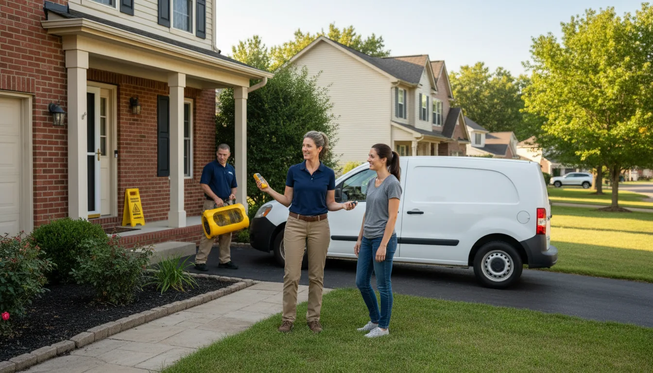Water restoration image for Dehumidification And Cleanup Services in Gobles, MI